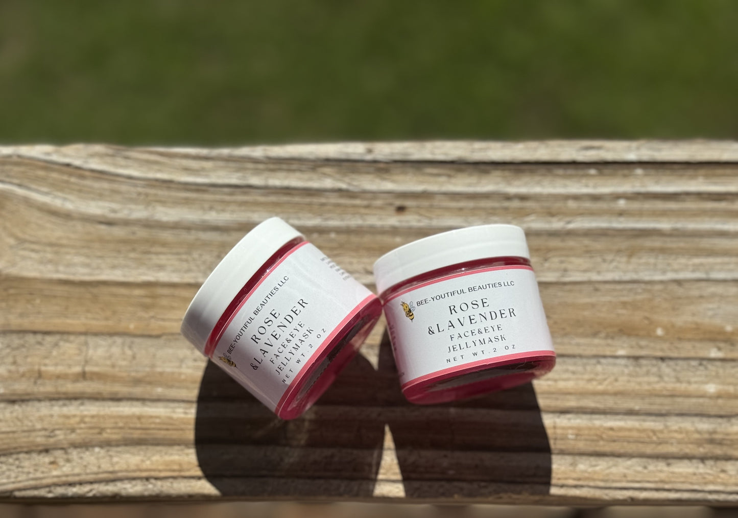 ROSE & LAVENDER JELLY FACE/UNDER EYE MASK image 1