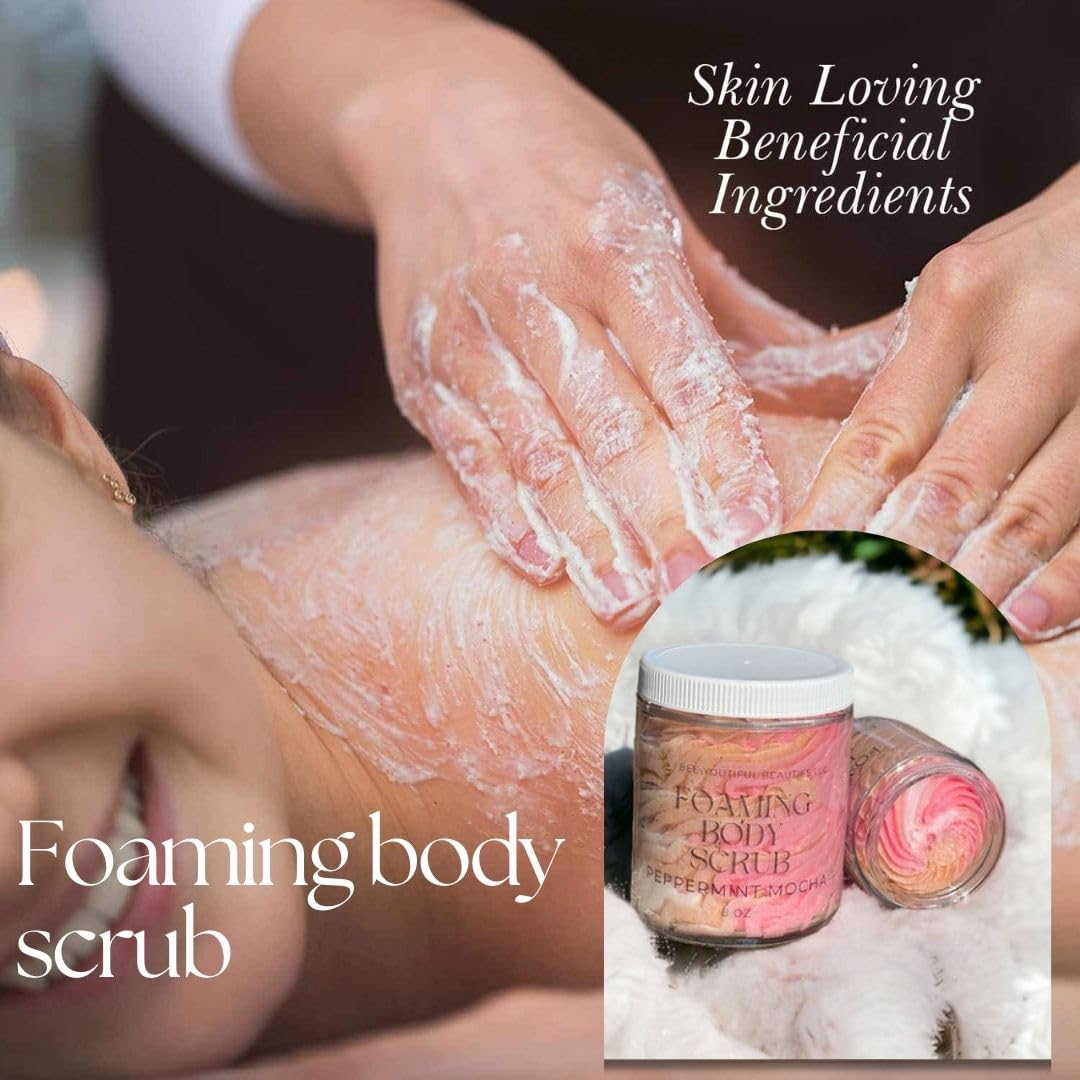 PEPPERMINT MOCHA FOAMING SCRUB image 8