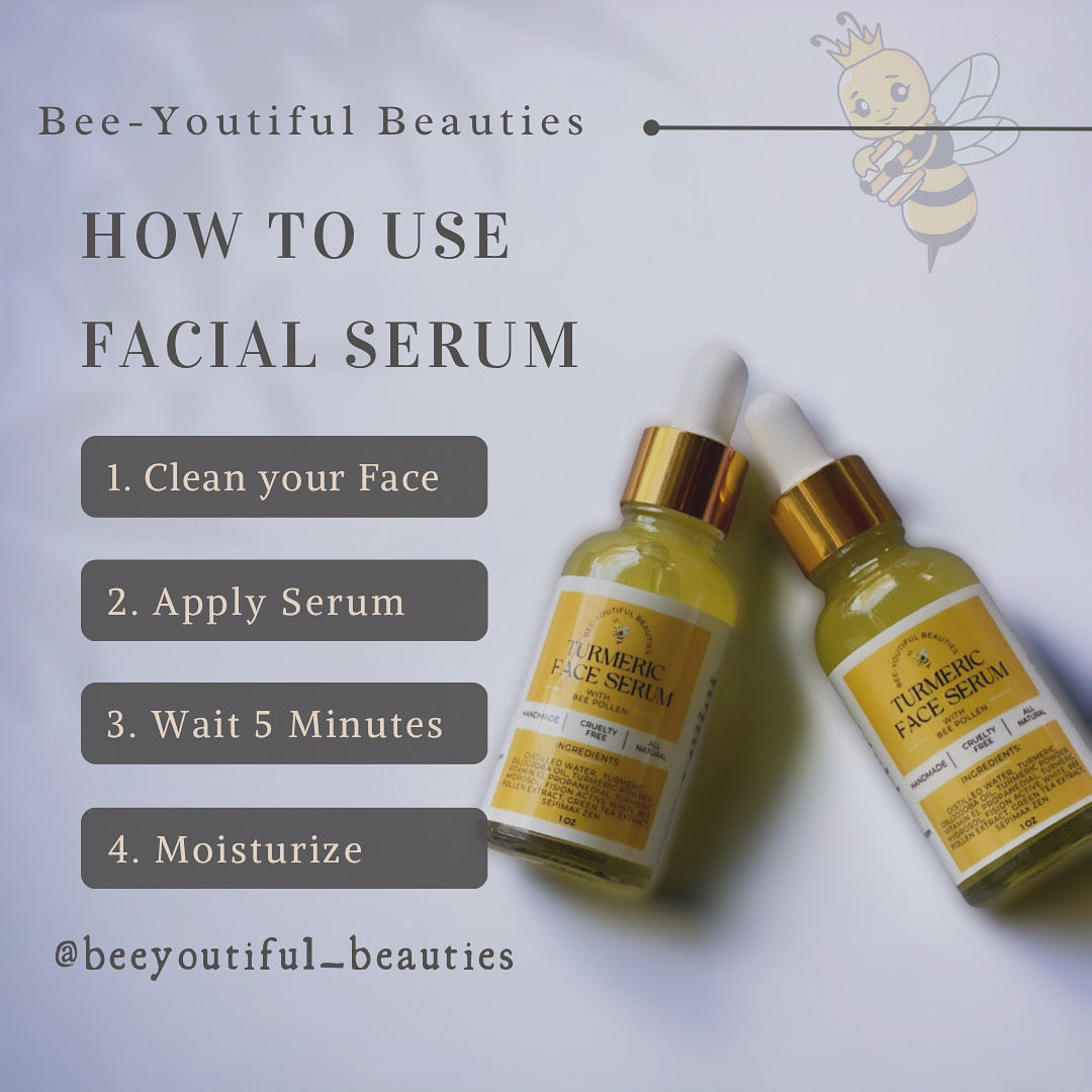 TURMERIC & BEE POLLEN FACIAL SERUM image 3
