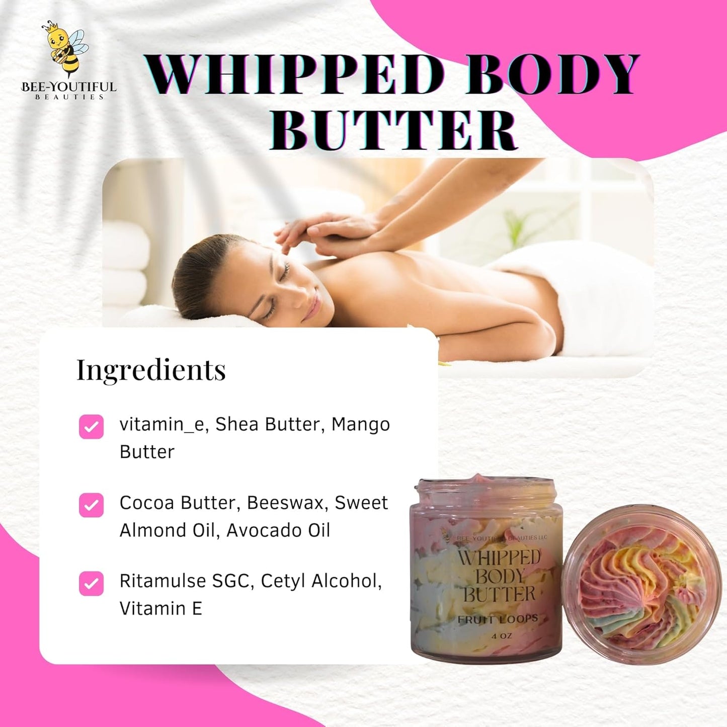 FRUIT LOOPS WHIPPED SHEA + BEESWAX BODY BUTTER image 3
