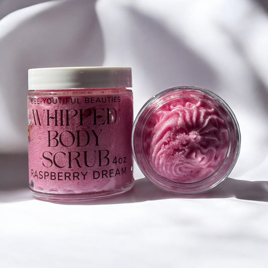 Raspberry Dream Whipped Beeswax & Honey Body Scrub