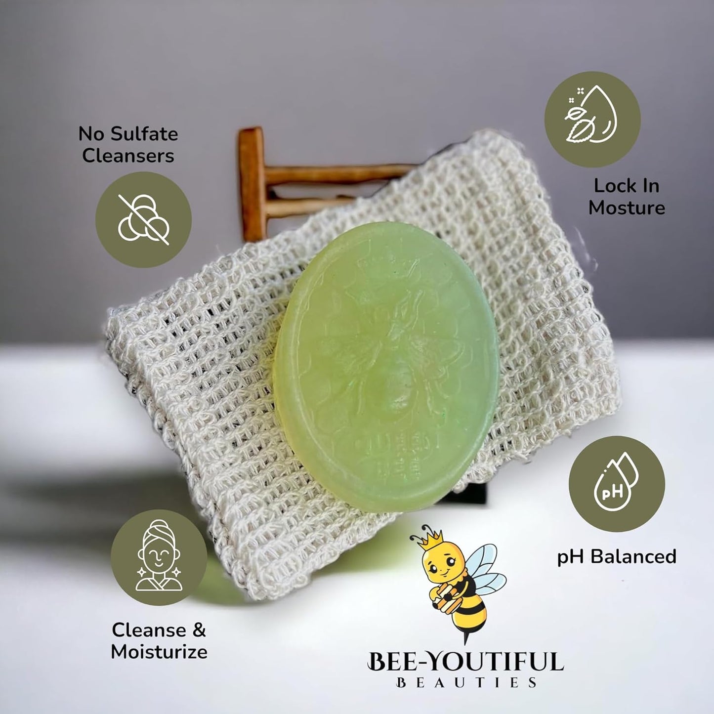 EUCALYPTUS HONEY BEE FACE BAR image 3