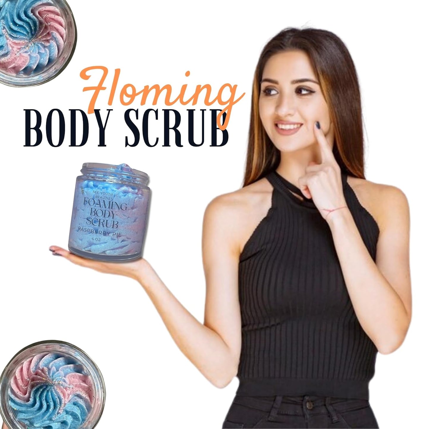 RASPBERRY PIE FOAMING BODY SCRUB image 4