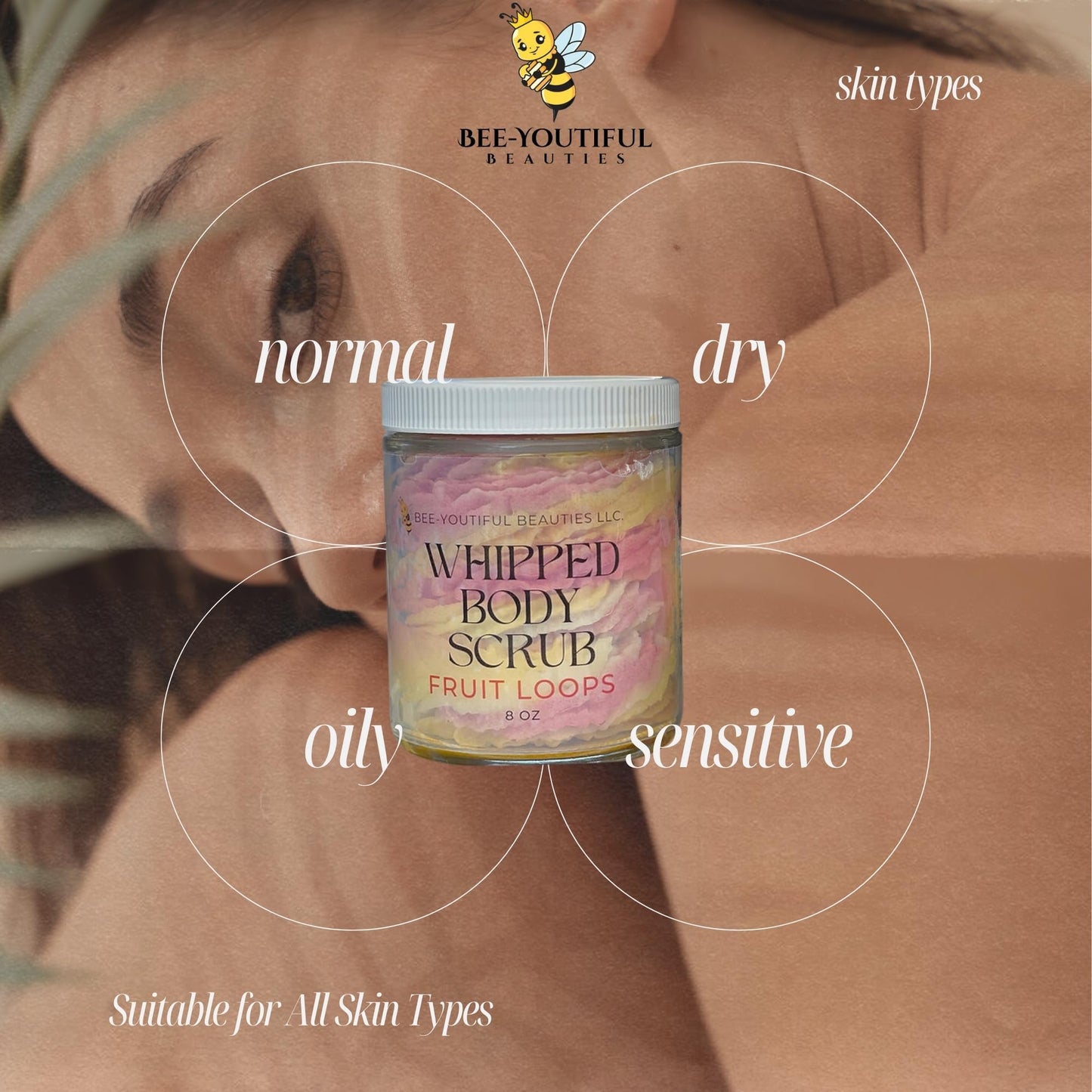 FRUIT LOOPS | WHIPPED BEESWAX+ COCONUT OIL BODY SCRUB image 4