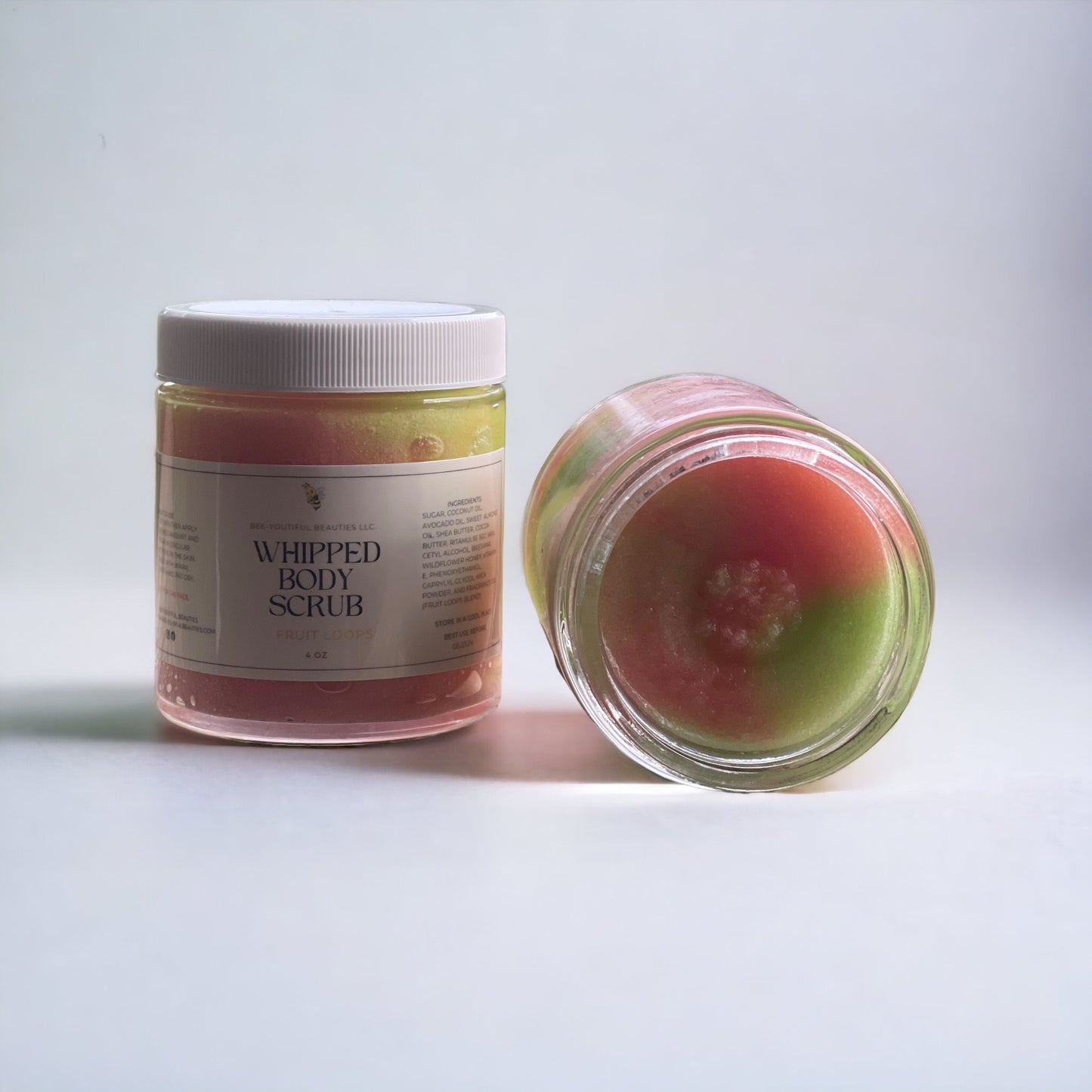FRUIT LOOPS | WHIPPED BEESWAX+ COCONUT OIL BODY SCRUB image 1