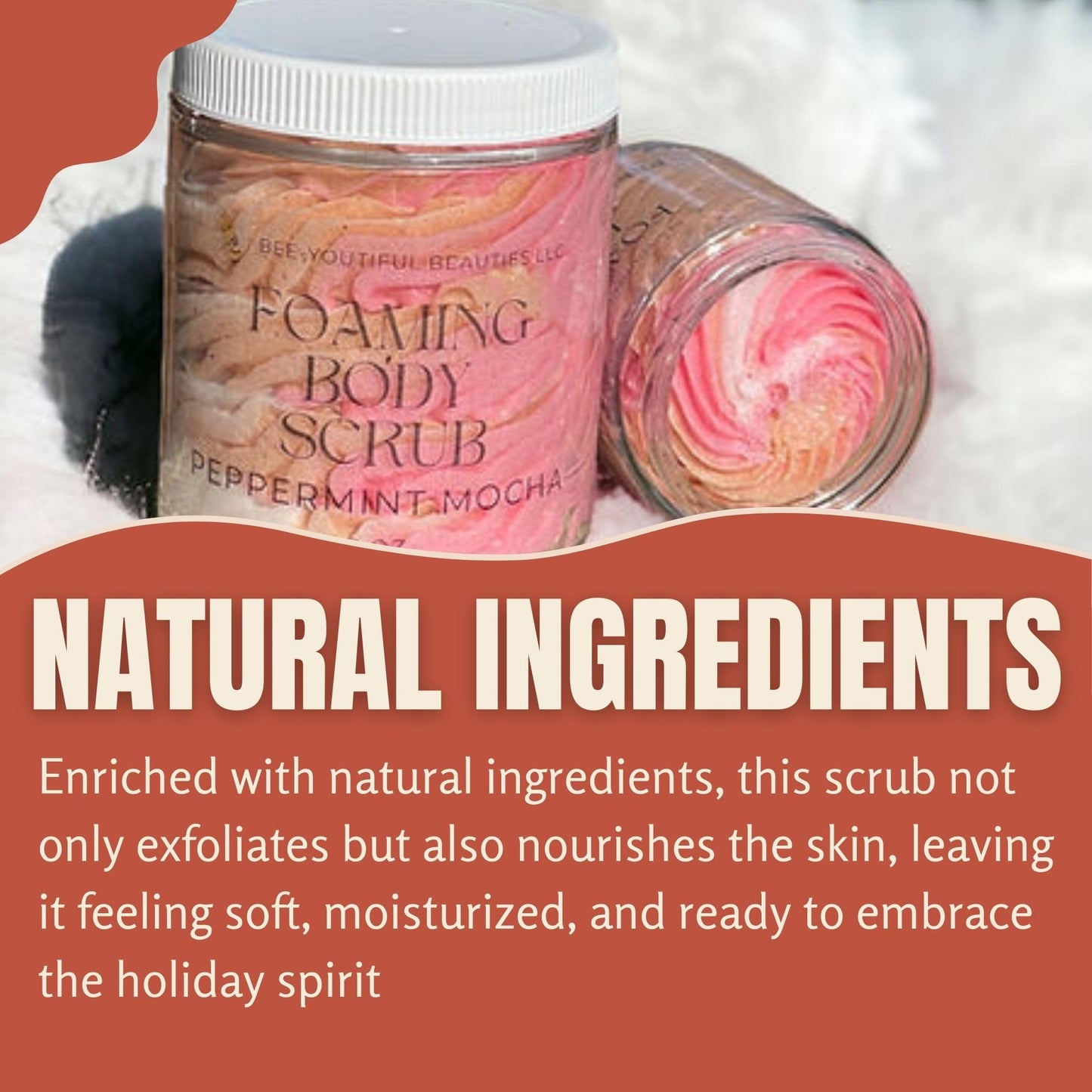 PEPPERMINT MOCHA FOAMING SCRUB image 4