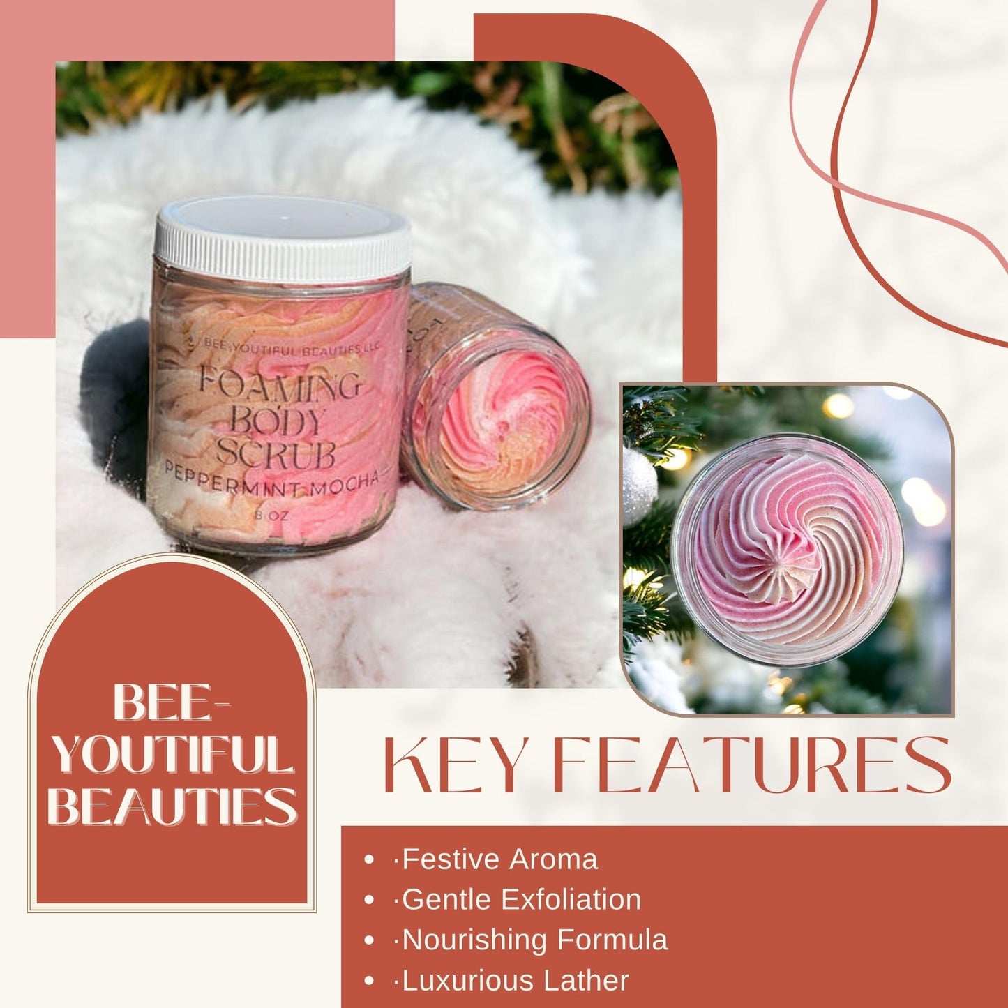 PEPPERMINT MOCHA FOAMING SCRUB image 5