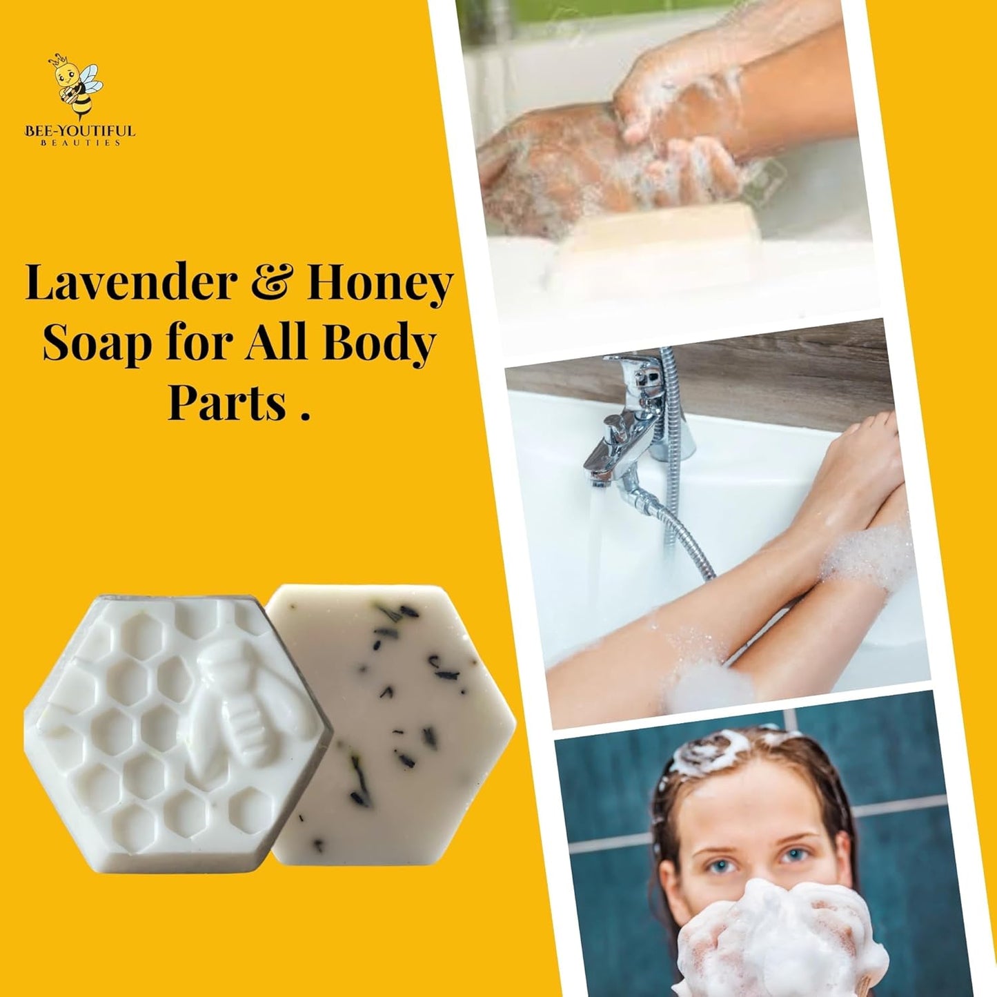 LAVENDER & HONEY BODY SOAP image 7