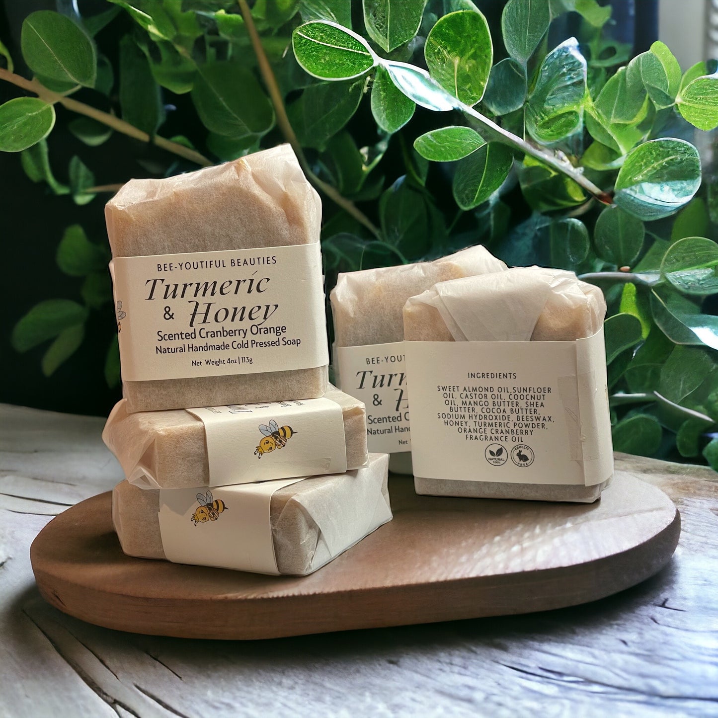 TURMERIC & HONEY SOAP image 1