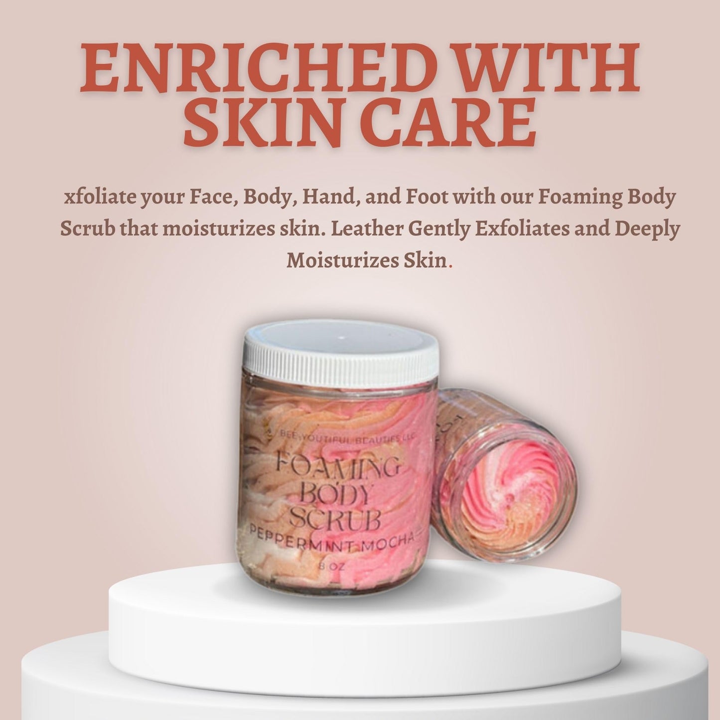 PEPPERMINT MOCHA FOAMING SCRUB image 7
