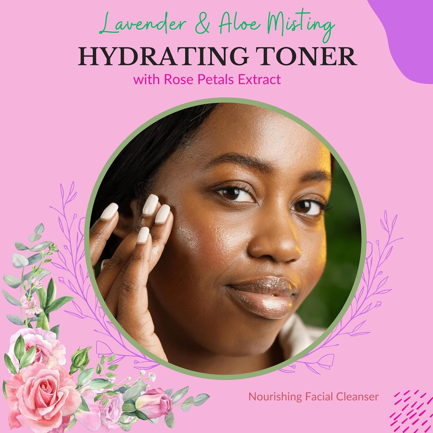 ROSE & LAVENDER TONER WITH BEE POLLEN image 7