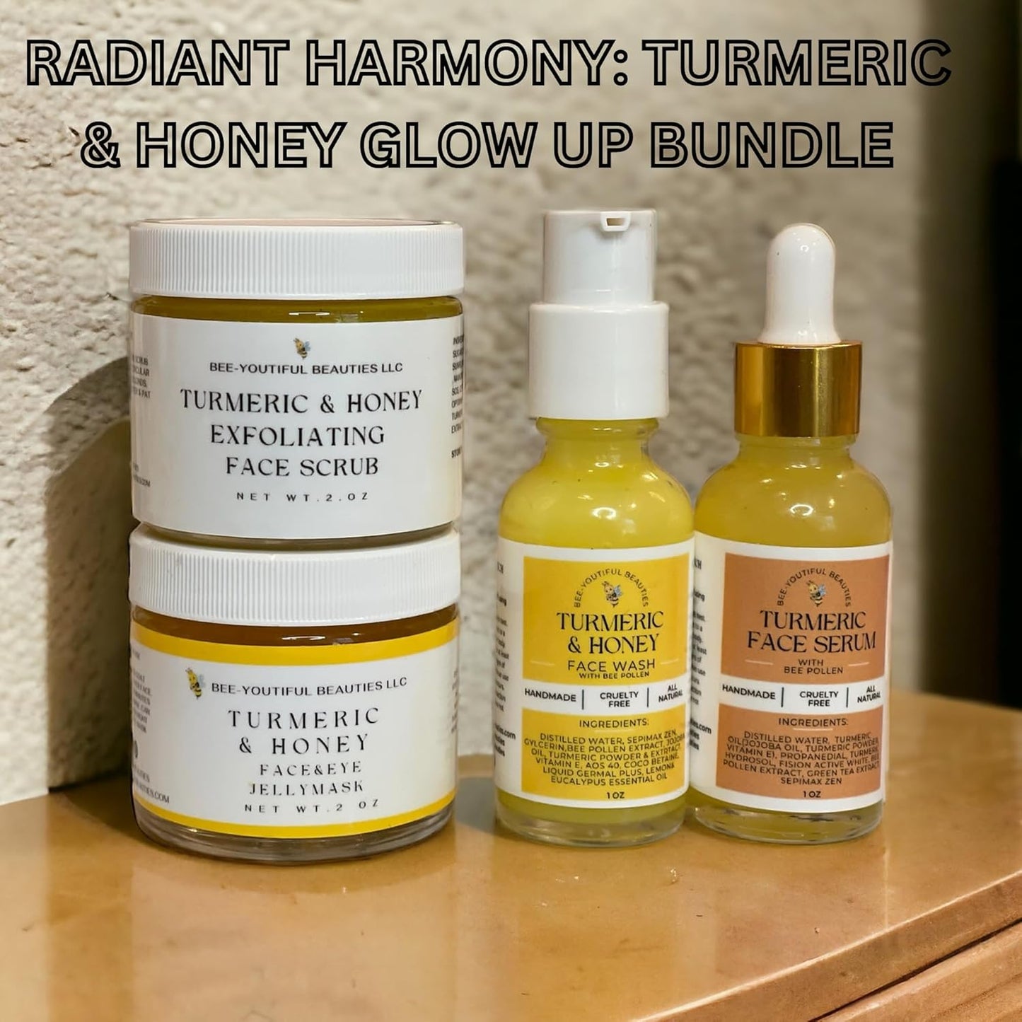 RADIANT HARMONY: TURMERIC & HONEY GLOW UP BUNDLE image 6