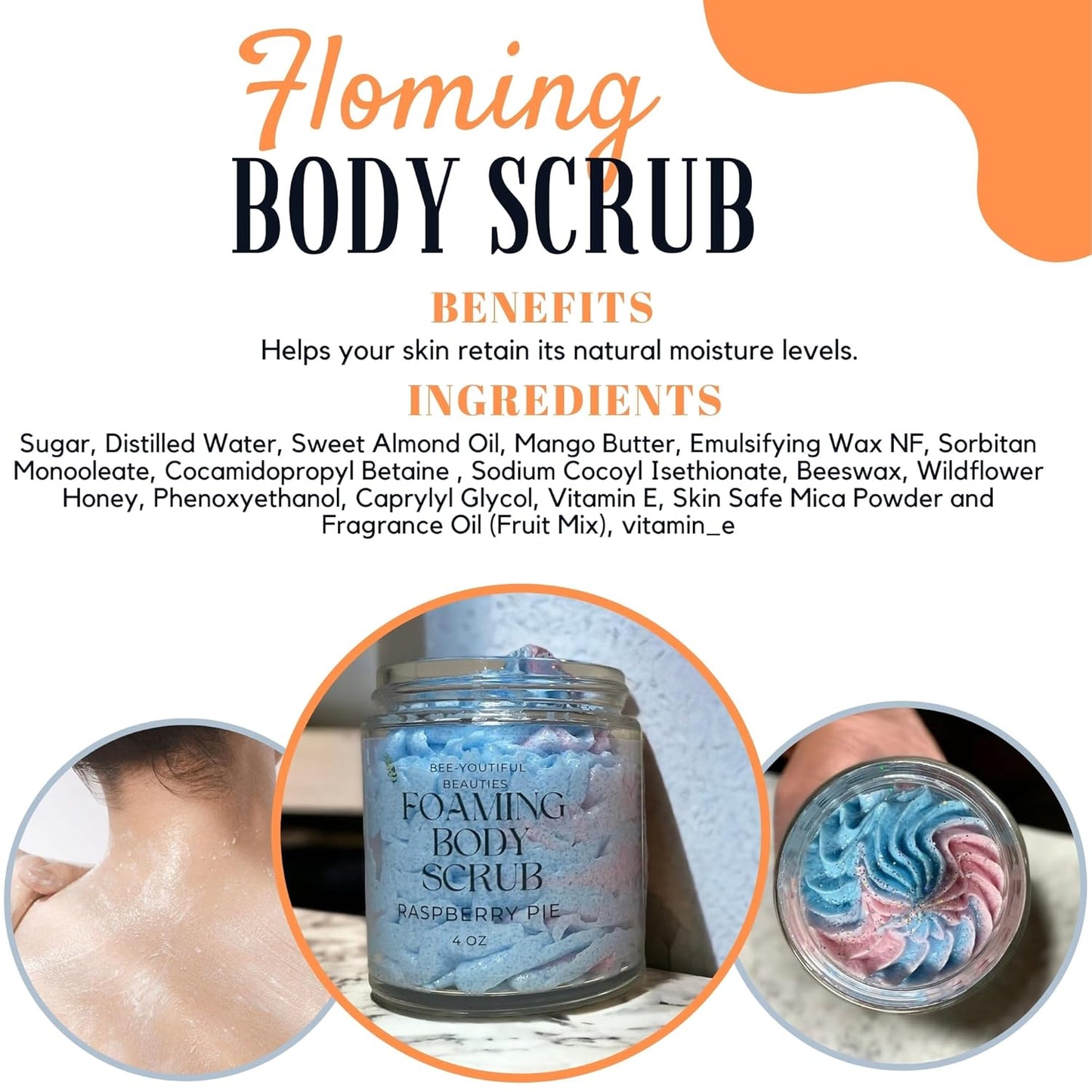 RASPBERRY PIE FOAMING BODY SCRUB image 7