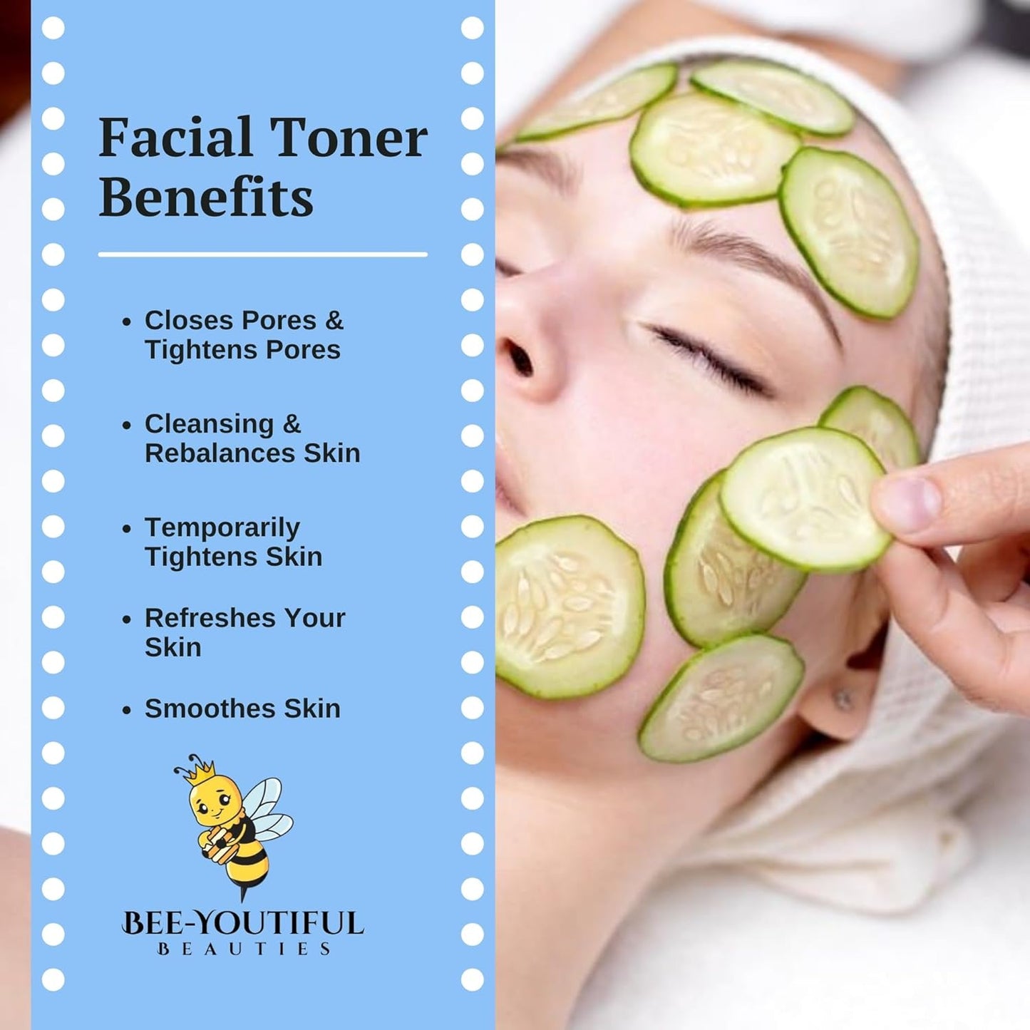 CUCUMBER & GREEN TEA TONER WITH BEE POLLEN image 3