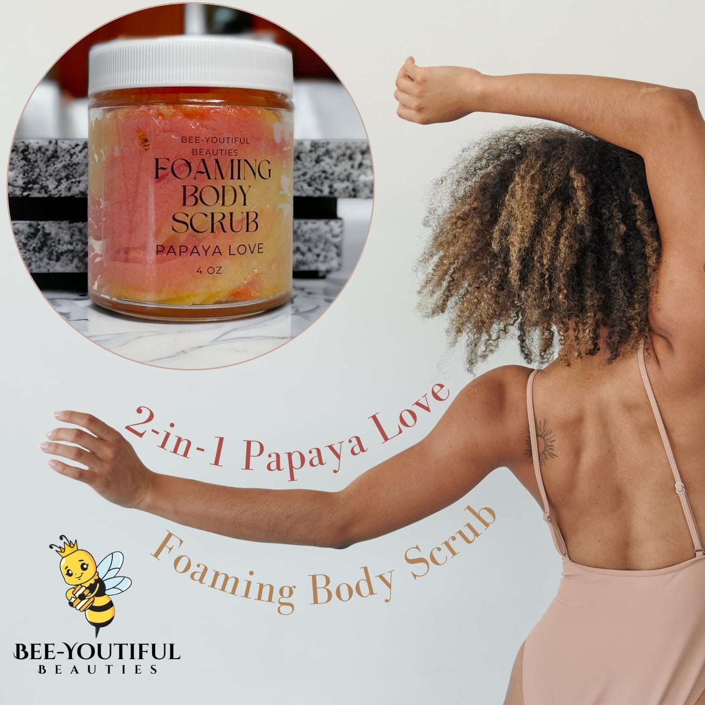 PAPAYA LOVE FOAMING BODY SCRUB image 7