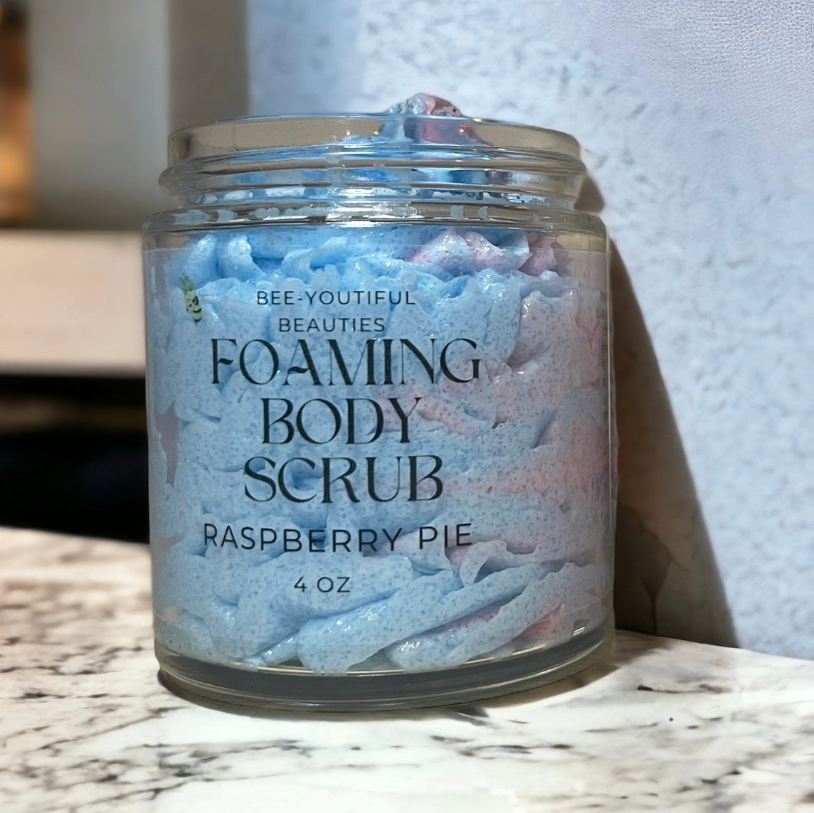 RASPBERRY PIE FOAMING BODY SCRUB image 1