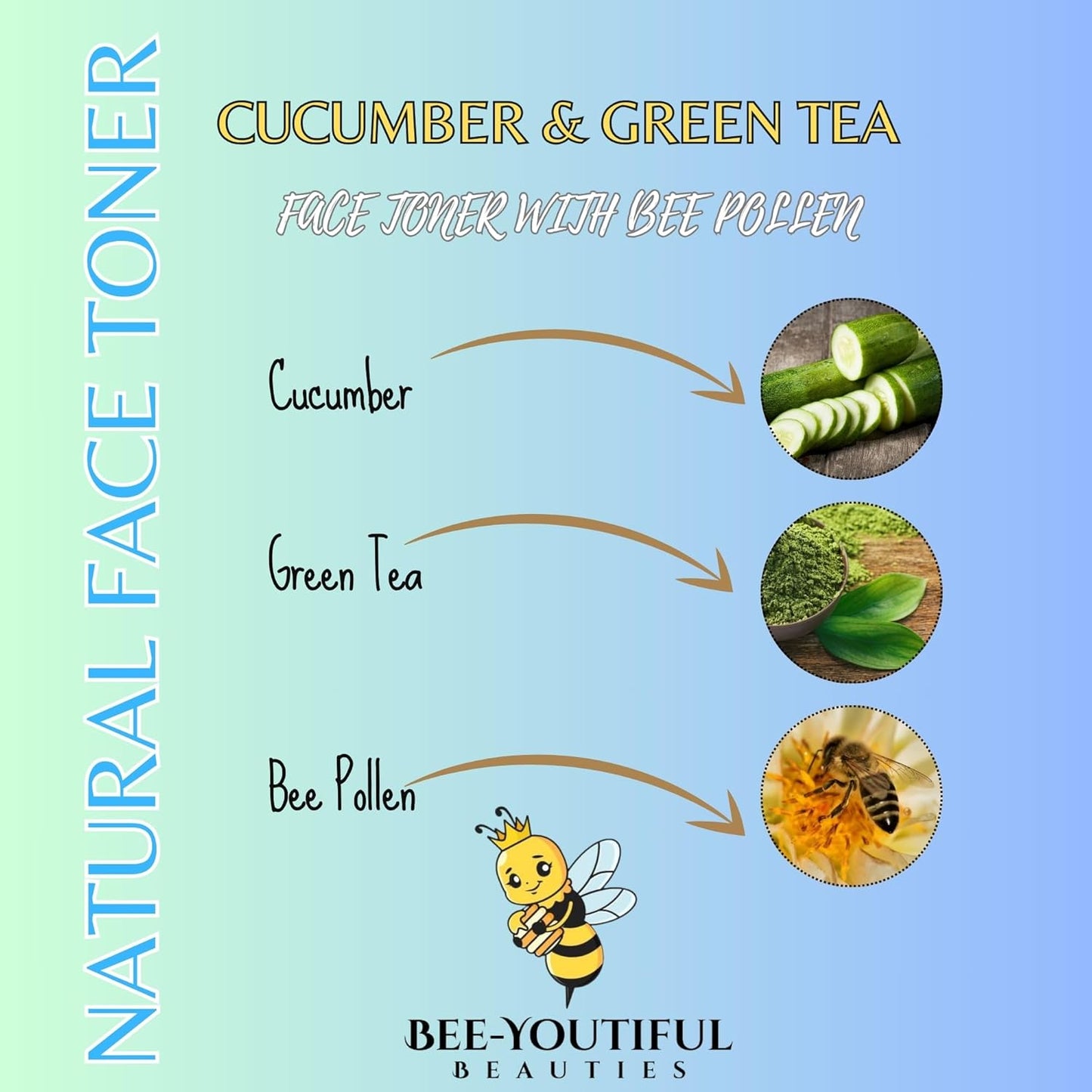 CUCUMBER & GREEN TEA TONER WITH BEE POLLEN image 5