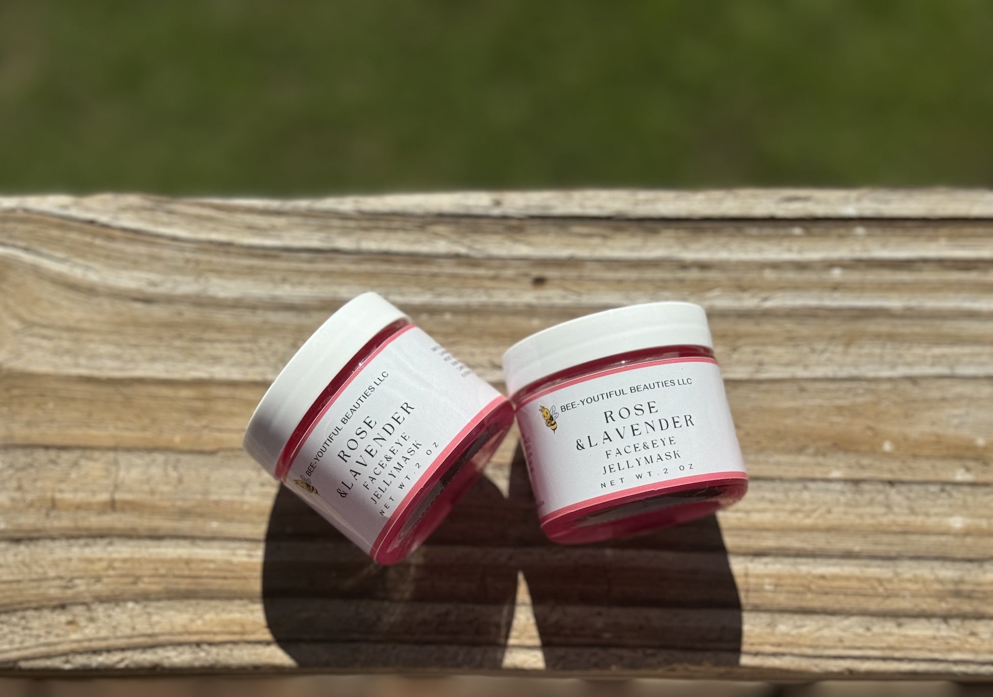 ROSE & LAVENDER JELLY FACE/UNDER EYE MASK image 1