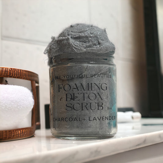 FOAMING DETOX CHARCOAL BODY SCRUB image 0