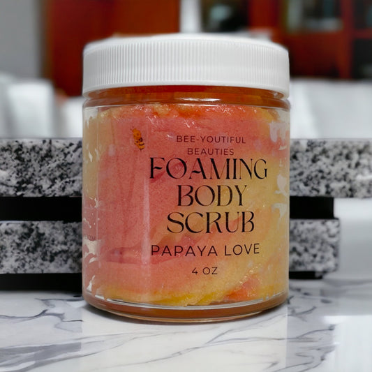 PAPAYA LOVE FOAMING BODY SCRUB image 0