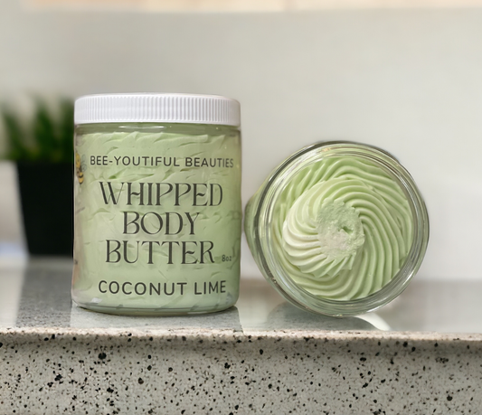 COCONUT LIME WHIPPED SHEA + BEESWAX BODY BUTTER image 0