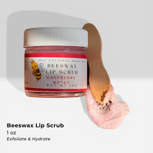 Smoothing Beeswax + Honey Lip Scrub