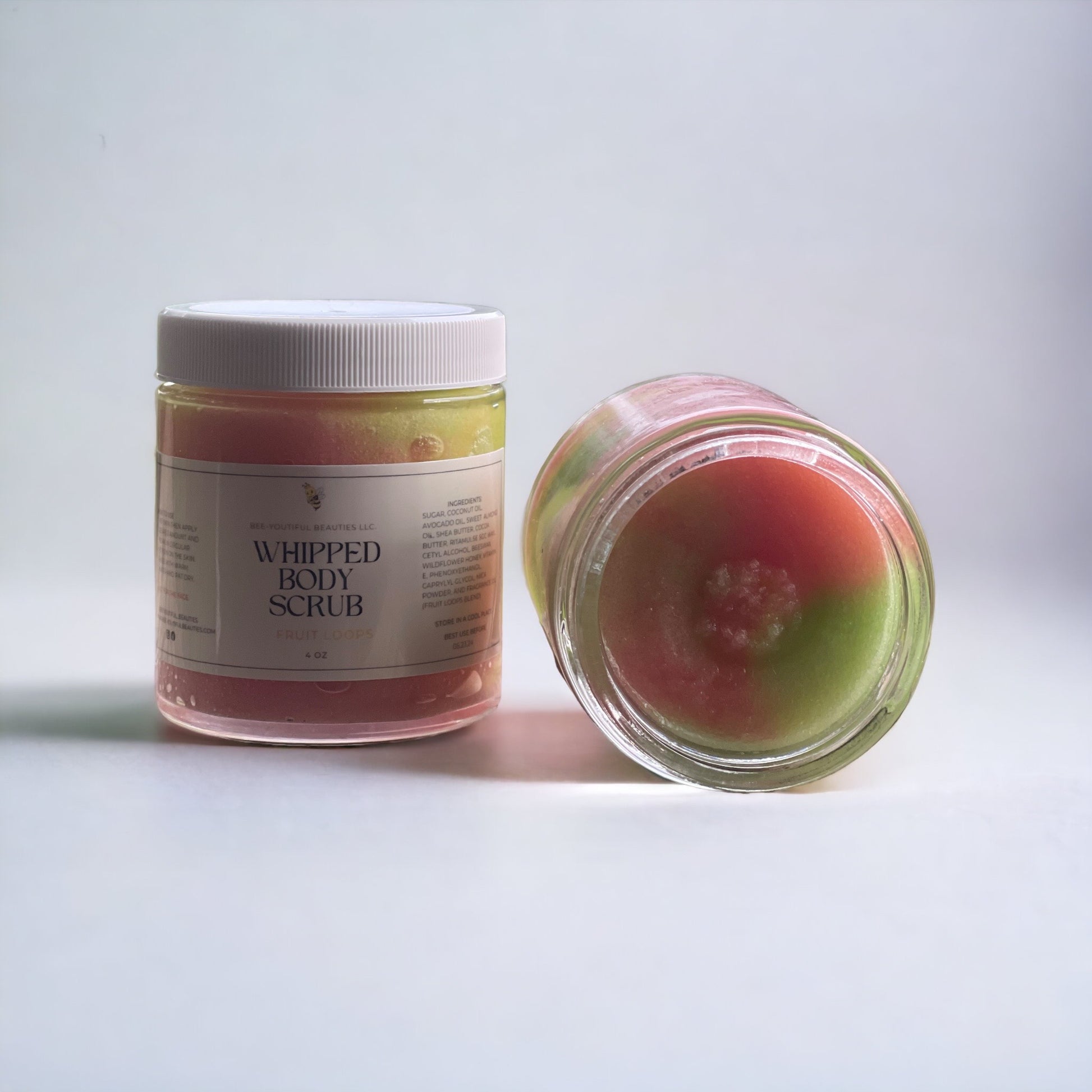 FRUIT LOOPS | WHIPPED BEESWAX+ COCONUT OIL BODY SCRUB image 1