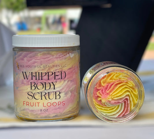 FRUIT LOOPS | WHIPPED BEESWAX+ COCONUT OIL BODY SCRUB image 0