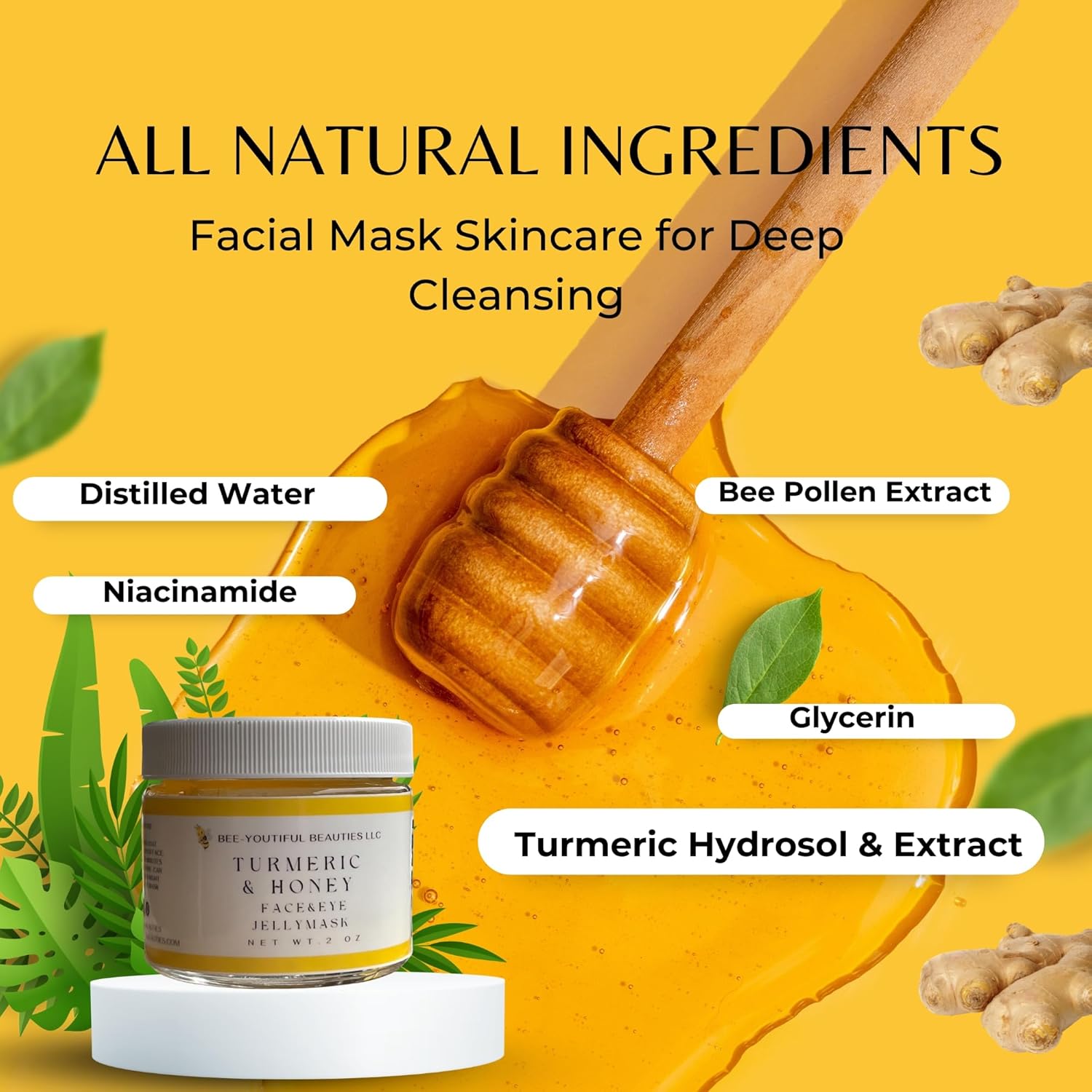 TURMERIC & HONEY JELLY FACE MASK image 5