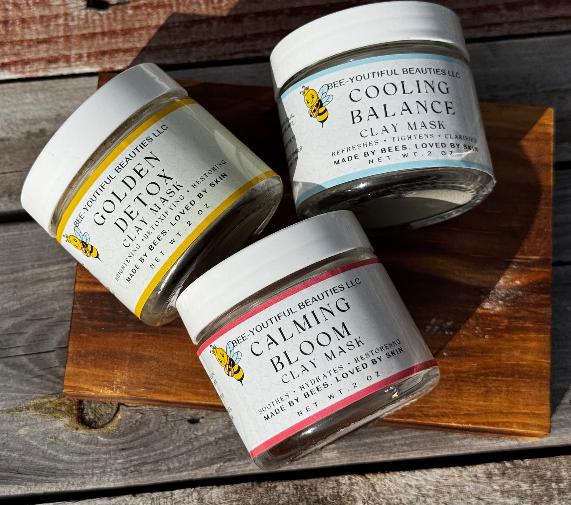 Clay Mask on wooden board