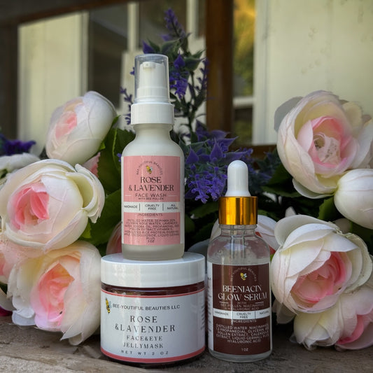 Calm & Restore Ritual Kit – Rose & Lavender Sensitive Skin Routine