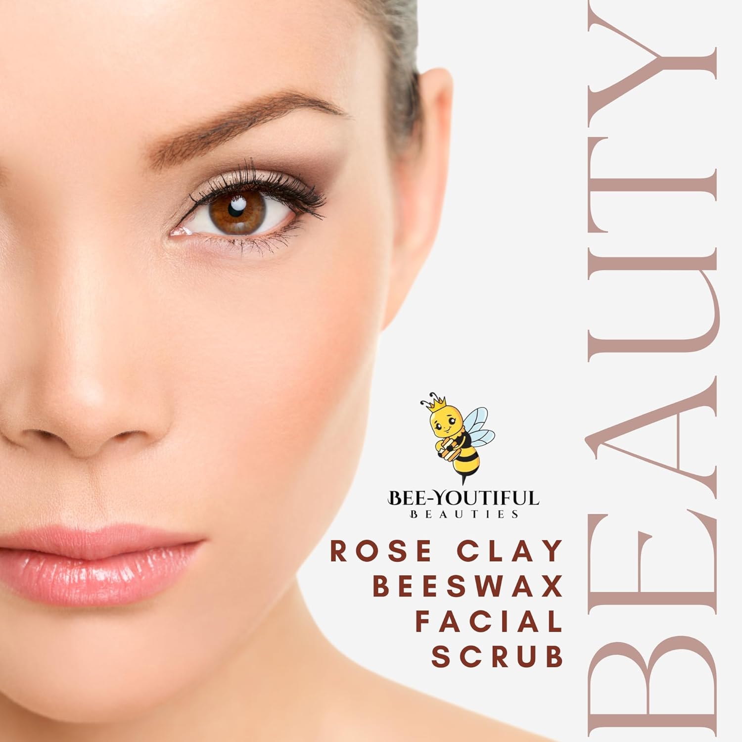 ROSE CLAY BEESWAX FACIAL SCRUB image 4