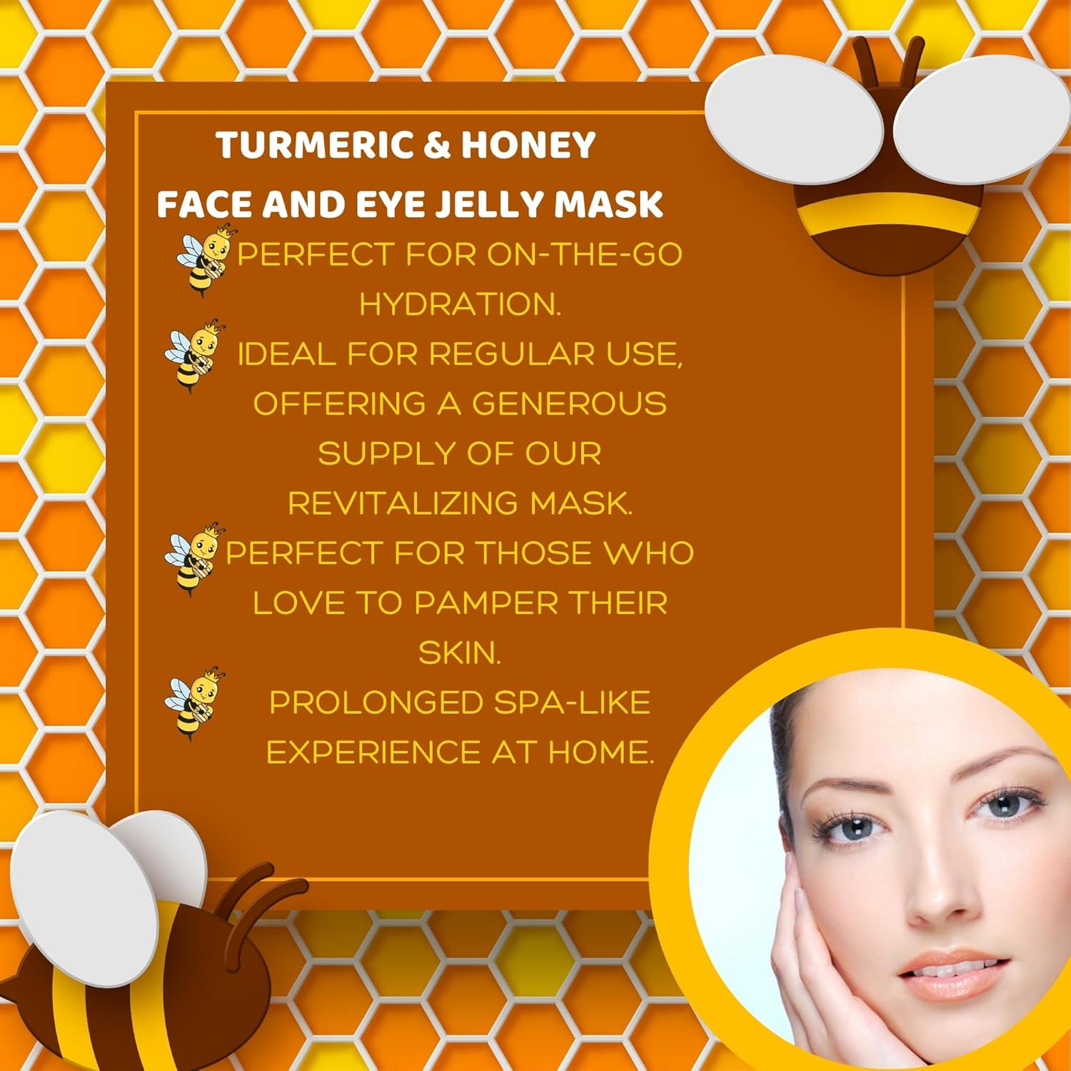 TURMERIC & HONEY JELLY FACE MASK image 8