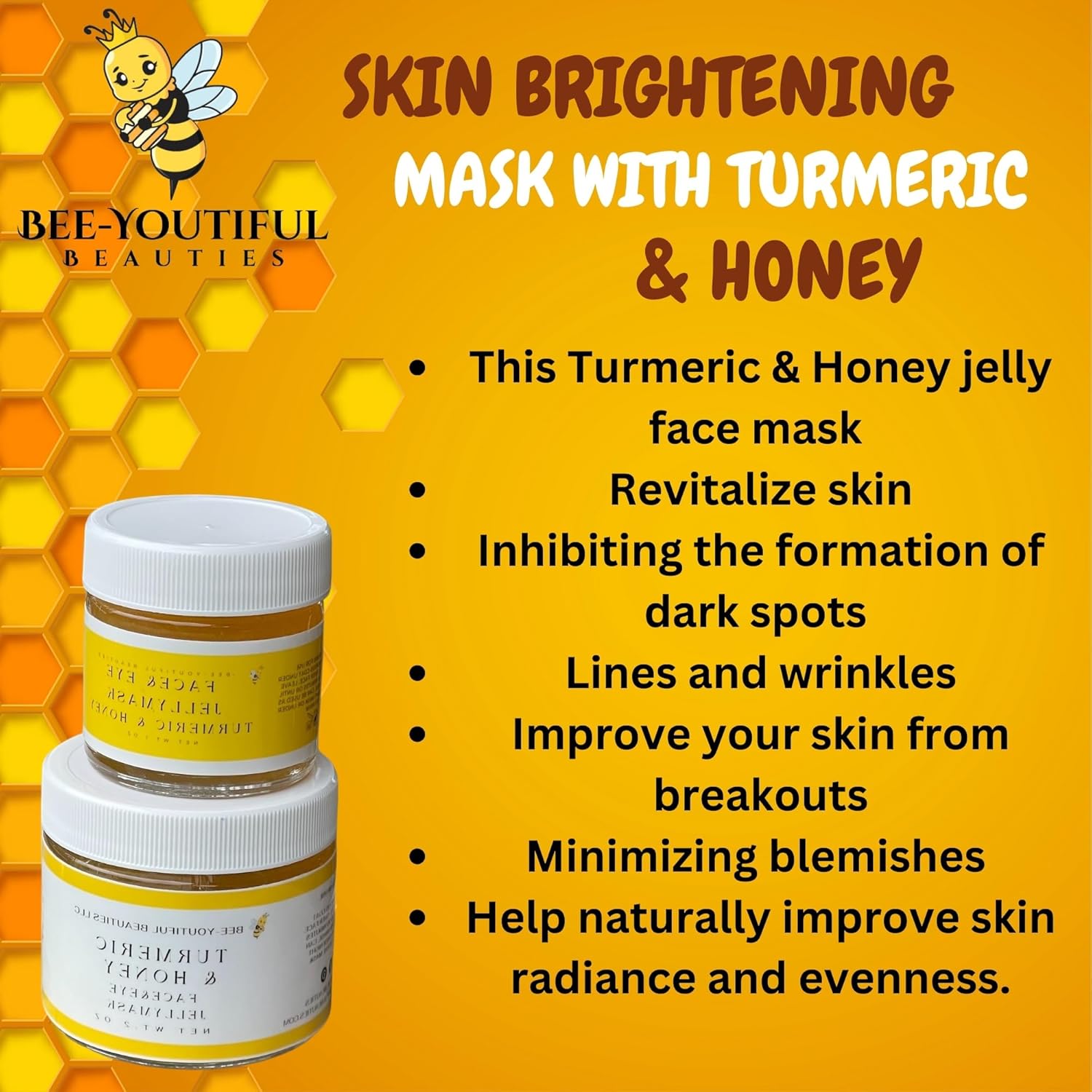 TURMERIC & HONEY JELLY FACE MASK image 9
